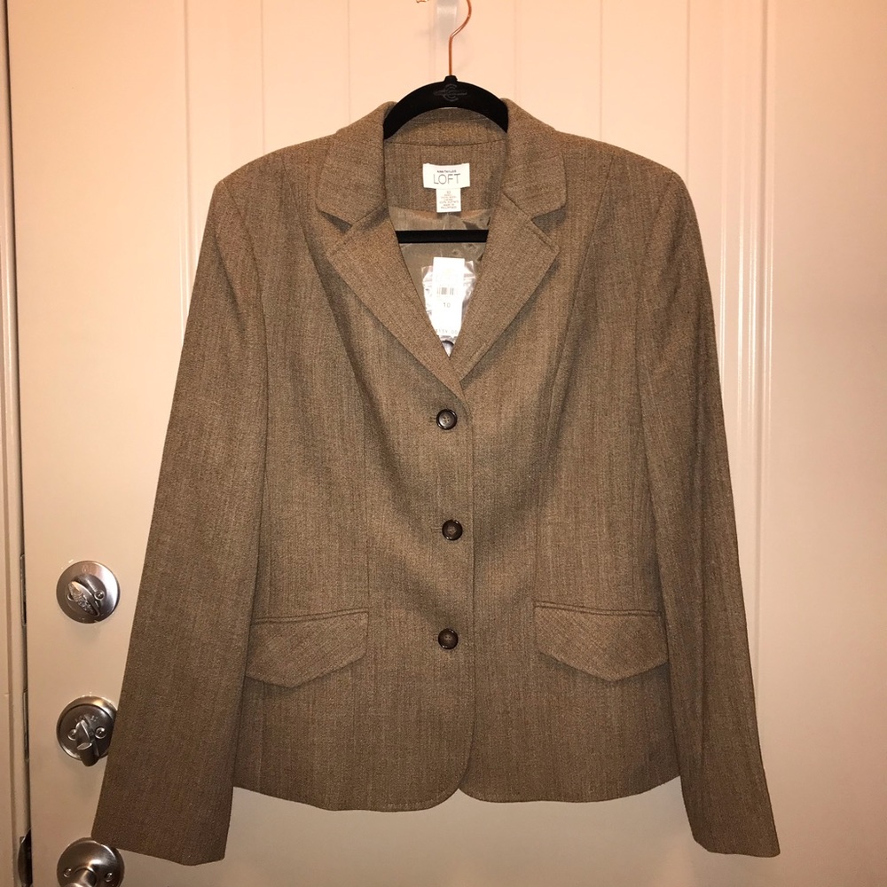 Ann Taylor Loft wool blazer NWT